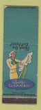 Matchbook Cover - Quality Cleaning girlie  WEAR