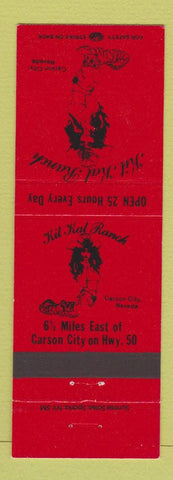 Matchbook Cover - Kit Kat Ranch Carson City NV Brothel girlie #3844