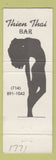 Matchbook Cover - Thien Thai Bar Westminster CA girlie #1771