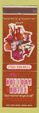 Matchbook Cover - Holiday Hotel Reno NV casino girlie