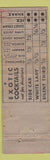 Matchbook Cover - Cointreau Liquor Jersey Match Browne Vinters WORN #1