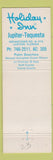 Matchbook Cover - Holiday Inn Jupiter Tequesta FL girlie #23