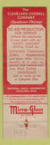 Matchbook Cover - Cleveland Overall OH nude girlie #1193 WEAR