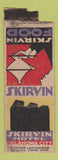 Matchbook Cover - Skirvin Food Hotel Oklahoma City DQ POOR STRIKER