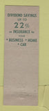 Matchbook Cover - Federated Mutual Insurance Quebec City QC