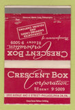 Matchbook Cover - Crescent Box Corp Philadelphia PA WEAR 40 Strike