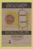 Matchbook Cover - Tutle Kifti Eoff Electric Portland Salem Eugene OR 40 Strike