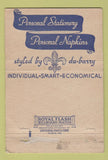 Matchbook Cover - Personal Stationery Du Barry Catalog WEAR 40 Strike