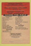 Matchbook Cover - WECO Chiksan Valves Hose Brea CA 40 Strike