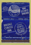 Matchbook Cover - Bridge Circle Inn WORN 40 Strike