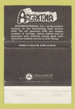 Matchbook Cover - Argentina Steak House Tulsa OK WORN STAINED 40 Strike