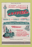 Matchbook Cover - Feldser Printing Office Supply Lancaster PA WEAR 40 Strike