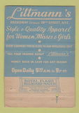 Matchbook Cover - Littmann's New York City Clothes girlie  40 Strike