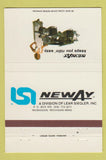 Matchbook Cover - Neway Lear Siegler Muskegon MI girlie 40 Strike
