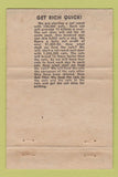 Matchbook Cover - Monterey Motel Silver Springs FL? WORN 40 Strike