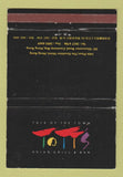 Matchbook Cover - Talk of the Town Tott's Hong Kong  WEAR 40 Strike