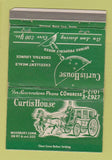 Matchbook Cover - Curtis House Woodbury CT WEAR 40 Strike