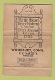 Matchbook Cover - Curtis House Woodbury CT WEAR 40 Strike