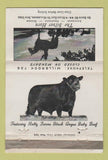 Matchbook Cover - Silver Horn Restaurant Millbrook NY Angus Beef 40 Strike