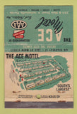 Matchbook Cover - Ace Motel Jacksonville FL WORN 40 Stick