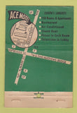 Matchbook Cover - Ace Motel Jacksonville FL WORN 40 Stick