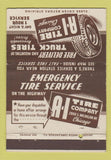 Matchbook Cover - A1 Tire Chicago IL 40 Strike
