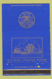Matchbook Cover - United States Navy Training Detroit MI postcard 40 Strike