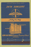 Matchbook Cover - Army Air Forces Chicago IL WWII postcard 40 Strike