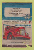 Matchbook Cover - International Harvester Tractors Hornell NY POOR 40 Strike