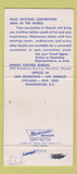 Matchbook Cover - Hawaii Tourism girlie 30 Strike