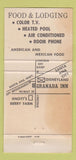 Matchbook Cover - Granada Inn Anaheim CA Girlie STAINED WORN 30 Strike