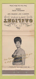 Matchbook Cover - The Gaslight Waikiki Hawaii girlie #1223 WEAR 30 Strike