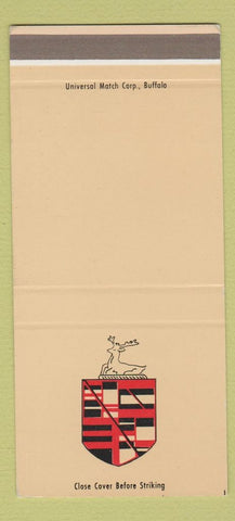 Matchbook Cover - Liquor Store Dewitt NY SAMPLE 30 Strike
