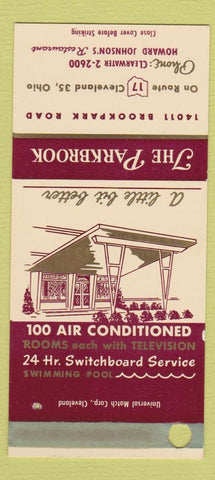 Matchbook Cover - Parkbrook Cleveland OH SAMPLE 30 Strike