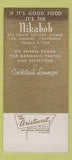 Matchbook Cover - Jack Kallan's Nikabob Los Angeles CA SAMPLE 30 Strike