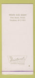 Matchbook Cover - La Coquille Club Palm Beach FL SAMPLE 30 Strike