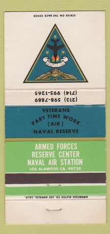 Matchbook Cover - Armed Forces Reserve Air Station Los Alamitos CA 30 Strike