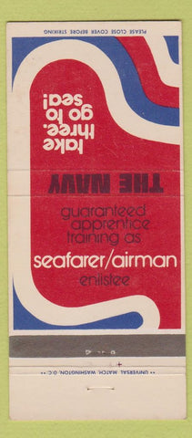 Matchbook Cover - Navy Recruitment  30 Strike