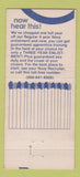 Matchbook Cover - Navy Recruitment  30 Strike