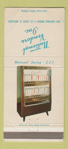 Matchbook Cover - National Vending St Louis MO WEAR 30 Strike