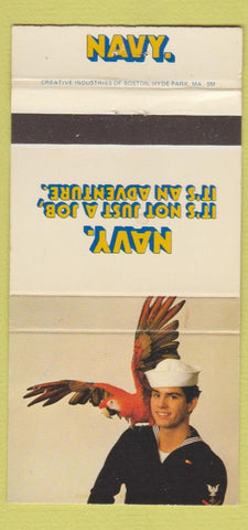 Matchbook Cover - US Navy Recruiting Parrot 30 Strike