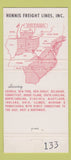 Matchbook Cover - Hennis Trucking Winston Salem NC 30 Strike