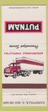 Matchbook Cover - Putnam Trucking Zanesville OH 30 Strike