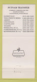 Matchbook Cover - Putnam Trucking Zanesville OH 30 Strike