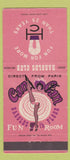 Matchbook Cover - Harolds Club Casino Reno NV girlie #1278 CREASE 30 Strike