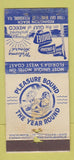 Matchbook Cover - Flagship Motel St Petersburg FL girlie WORN 21 Strike Feature