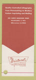 Matchbook Cover - Inland Press Milwaukee WI SAMPLE 30 Strike