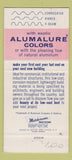 Matchbook Cover - Aluminum Corp of American Youngstown OH girlie 30 Strike