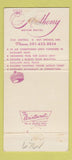 Matchbook Cover - Anthony Hotels Hot Springs AR? girlie #676 30 Strike