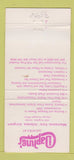 Matchbook Cover - Daphne's Atlanta GA Sheraton girlie #359 30 Strike